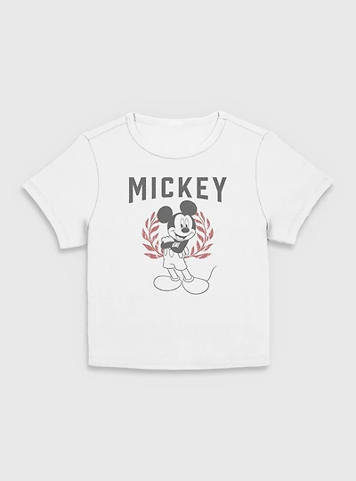 Disney Mickey Mouse Collegiate Women Baby T-Shirt