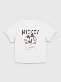 Disney Mickey Mouse Collegiate Women Baby T-Shirt
