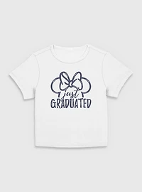 Disney Minnie Mouse Graduated Ears  Women Baby T-Shirt