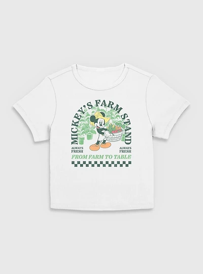 Disney Mickey Mouse Farmer  Women Baby T-Shirt