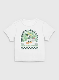 Disney Mickey Mouse Farmer  Women Baby T-Shirt
