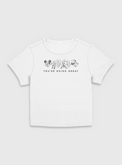 Disney Mickey Mouse Doing Great Women Baby T-Shirt