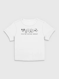 Disney Mickey Mouse Doing Great Women Baby T-Shirt