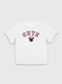 Disney Minnie Mouse Cute  Women Baby T-Shirt