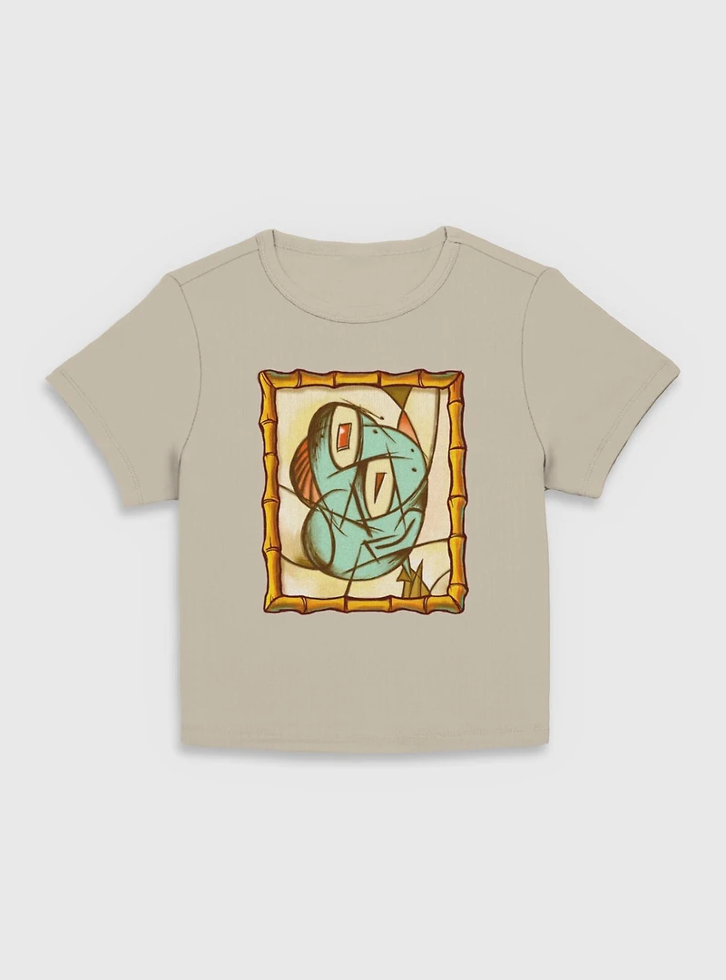 Spongebob Squarepants Squidward Scramble  Women Baby T-Shirt