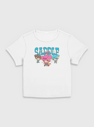 The Powerpuff Saddle Up Women Baby T-Shirt