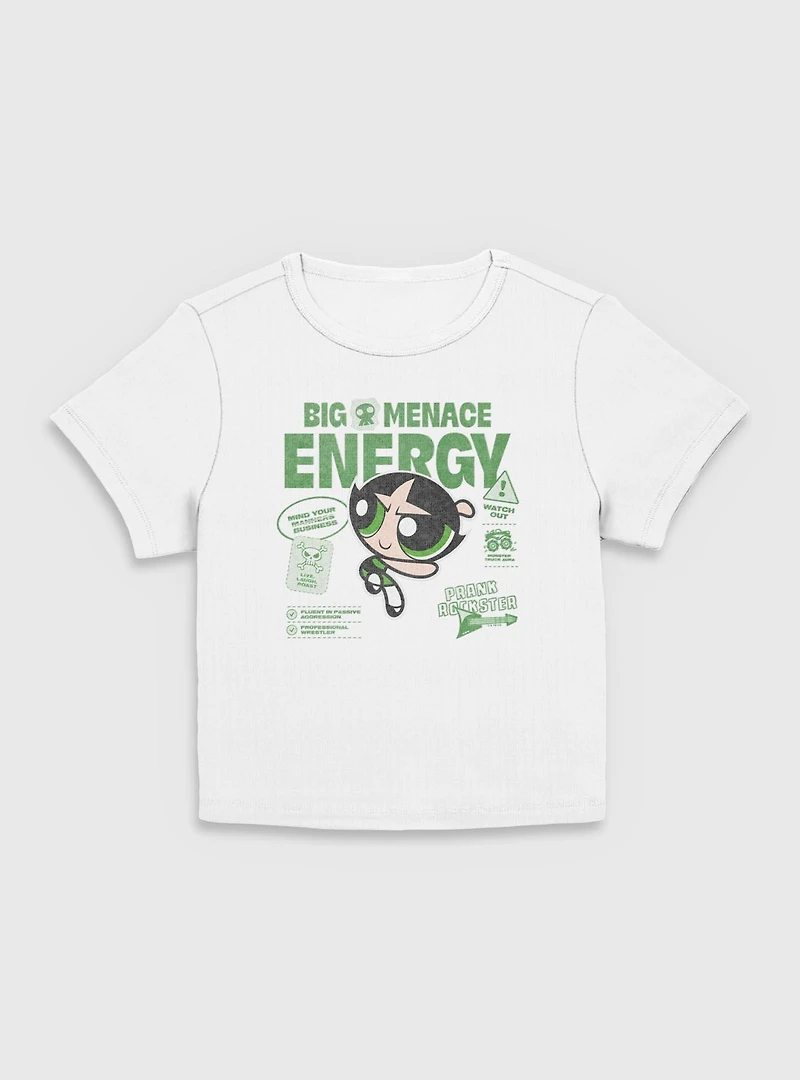 The Powerpuff Girls Big Menace Energy  Women Baby T-Shirt