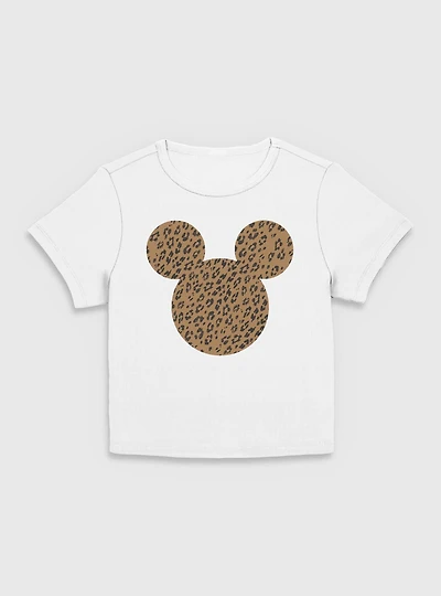 Disney Mickey Mouse Cheetah Women Baby T-Shirt