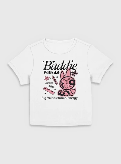The Powerpuff Girls Big Valedictorian Energy  Women Baby T-Shirt