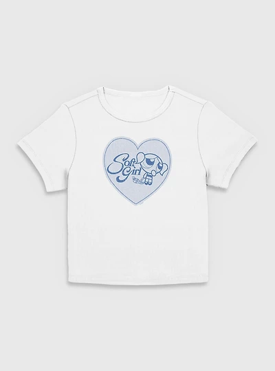 The Powerpuff Girls Soft Girl Cute Bubbles  Women Baby T-Shirt