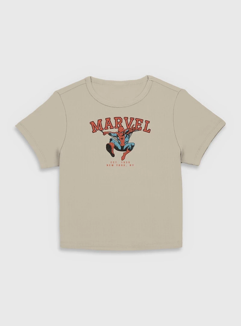 Marvel Collegiate Spidey Women Baby T-Shirt