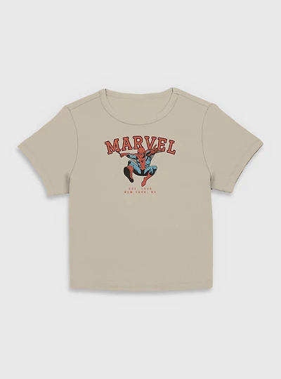 Marvel Collegiate Spidey Women Baby T-Shirt