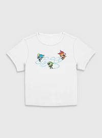 The Powerpuff Girls Playing On Ice  Women Baby T-Shirt