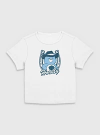 Care Bears Grumpy Cowboy  Women Baby T-Shirt