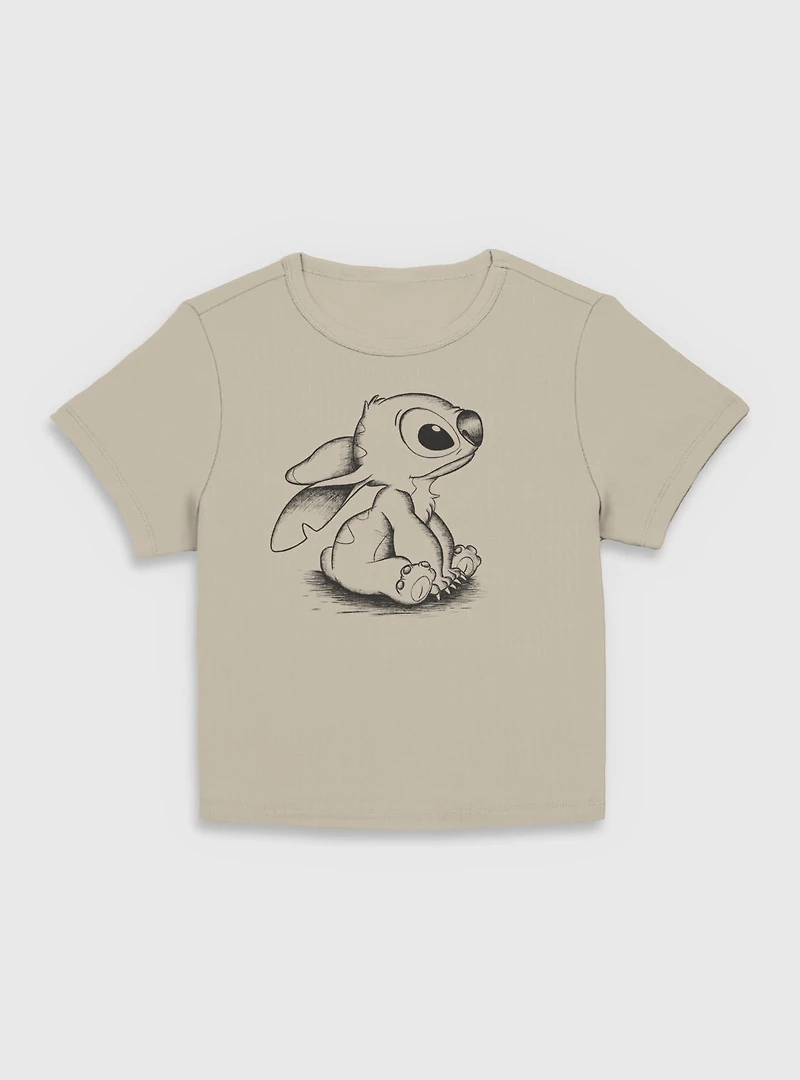 Disney Lilo & Stitch Sketchy Profile  Women Baby T-Shirt