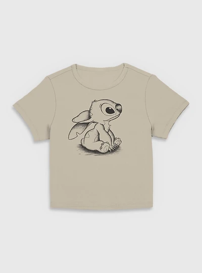 Disney Lilo & Stitch Sketchy Profile  Women Baby T-Shirt