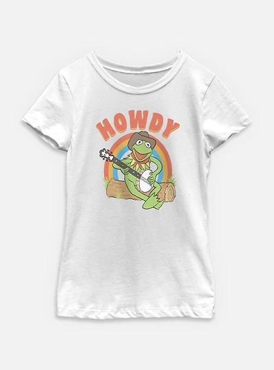 Disney The Muppets Howdy Kermit Youth Girls T-Shirt