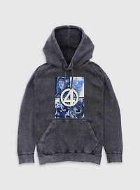 Marvel Fantastic Four Boxes Mineral Wash Hoodie