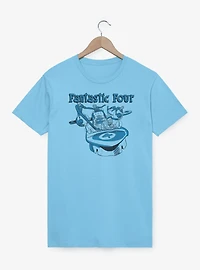 Marvel Fantastic Four Classic Fantasticar Garment Dye T-Shirt