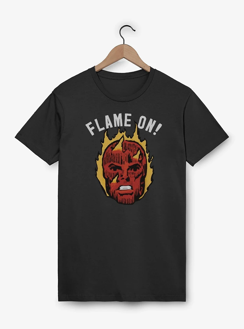 Marvel Fantastic Four Flame On Human Torch T-Shirt