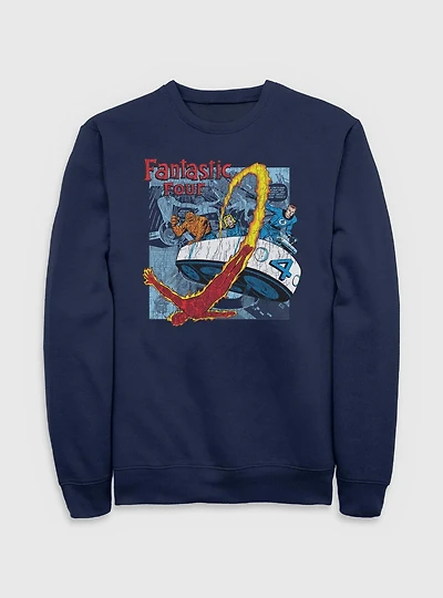 Marvel Fantastic Four Classic Comic Sweatshirt