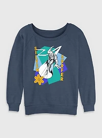 Marvel Fantastic Four Silver Surfer Shapes Womens Slouchy Sweatshirt