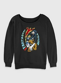 Marvel Fantastic Four Powers Womens Slouchy Sweatshirt