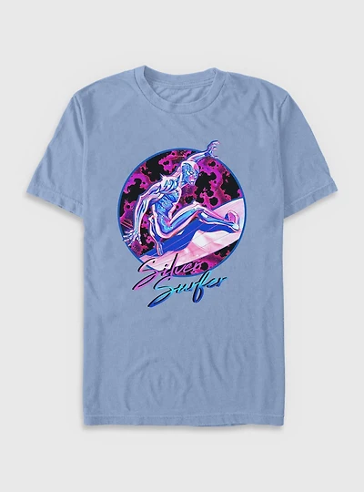 Marvel Fantastic Four Silver Surfer Classic Vibe Garment Dye T-Shirt