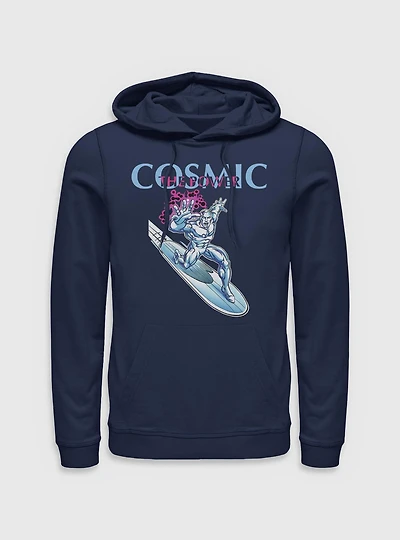 Marvel Fantastic Four The Cosmic Power Silver Surfer Hoodie