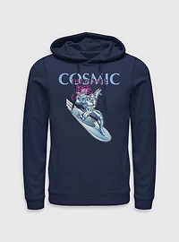 Marvel Fantastic Four The Cosmic Power Silver Surfer Hoodie