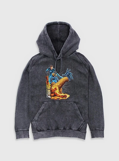 Marvel Fantastic Four Power Pack Mineral Wash Hoodie