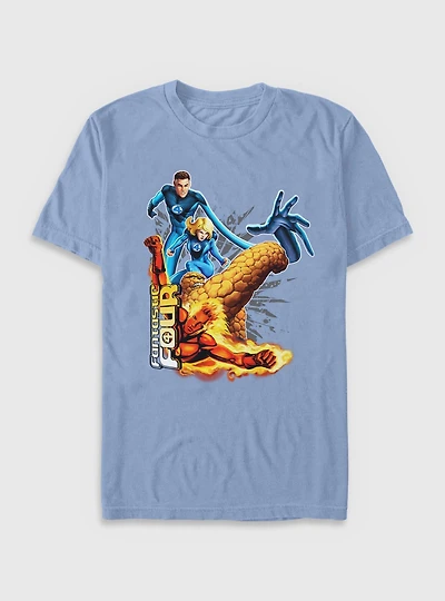 Marvel Fantastic Four Power Pack Garment Dye T-Shirt