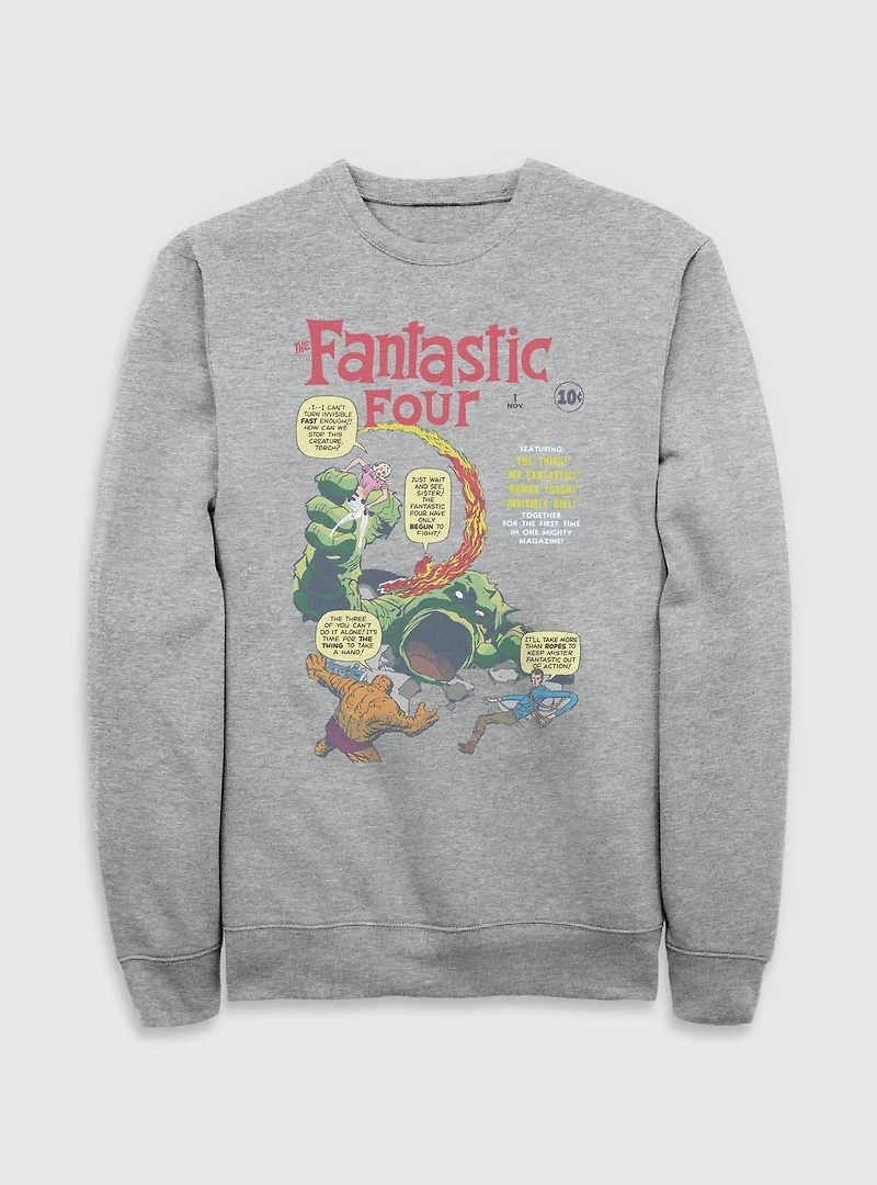 Marvel Fantastic Four Comic Vs Giganto Sweatshirt