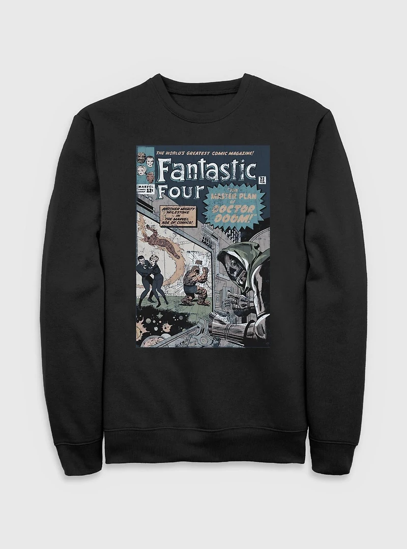 Marvel Fantastic Four Master Plan Of Doctor Doom Comic Sweatshirt