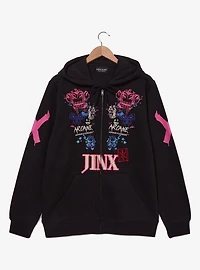 Arcane Jinx Icons Embroidered Zippered Hoodie - BoxLunch Exclusive