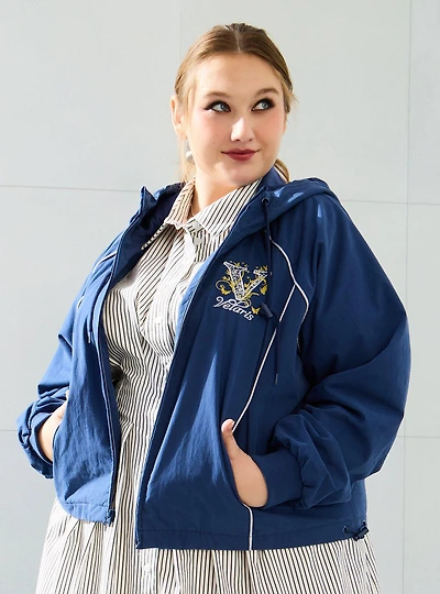 A Court of Thorns and Roses Velaris Women's Plus Cropped Windbreaker — BoxLunch Exclusive