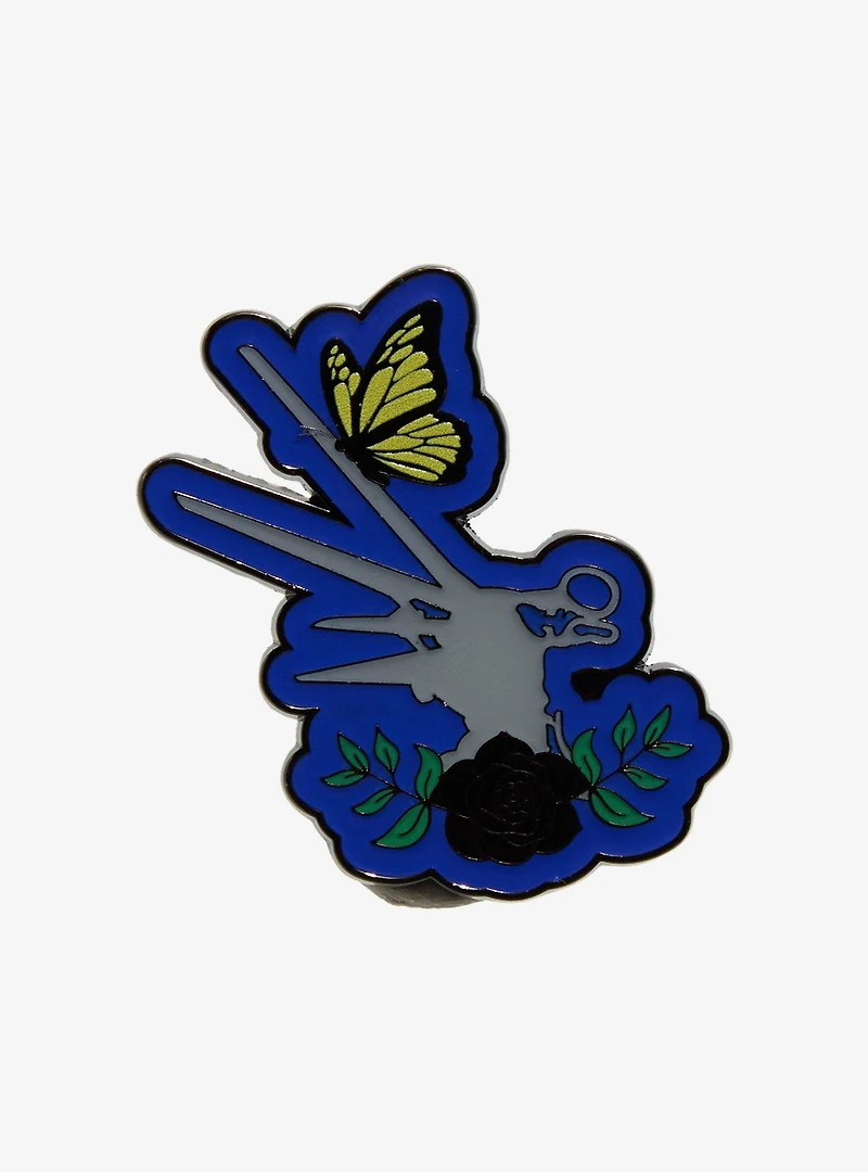 Edward Scissorhands Butterfly Enamel Pin — BoxLunch Exclusive