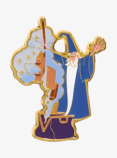 Loungefly Disney The Sword in the Stone Merlin Suitcase Enamel Pin — BoxLunch Exclusive