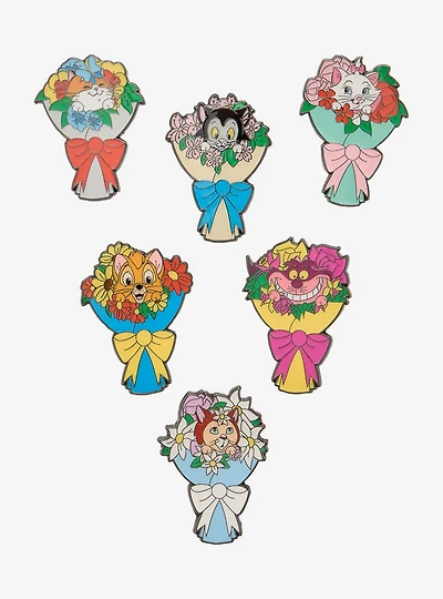 Loungefly Disney Cat Bouquets Blind Box Enamel Pin — BoxLunch Exclusive