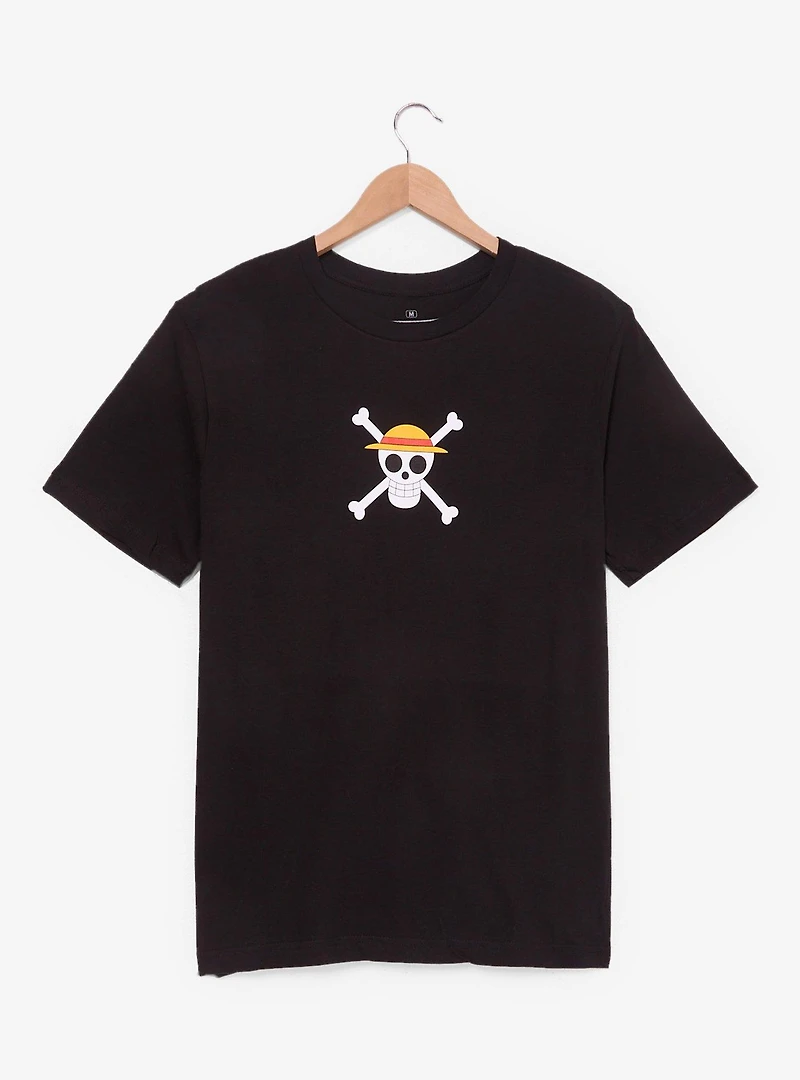 One Piece Jolly Roger Wanted Poster Graphic T-Shirt — BoxLunch Exclusive