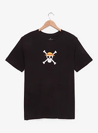 One Piece Jolly Roger Wanted Poster Graphic T-Shirt — BoxLunch Exclusive