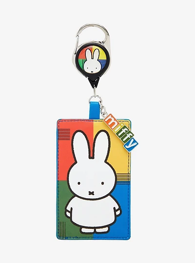 Miffy Color Block Retractable Lanyard