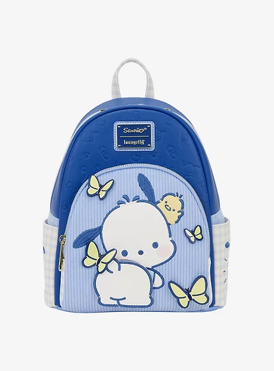Loungefly Sanrio Pochacco Gingham Mini Backpack
