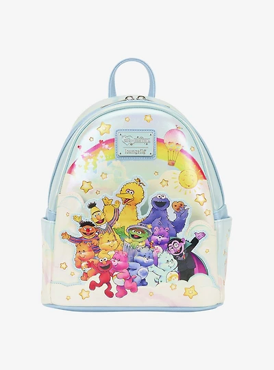 Loungefly Care Bears x Sesame Street Mini Backpack