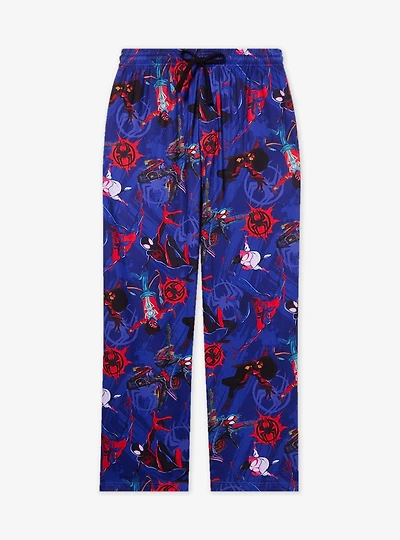 Marvel Spider-Man: Across the Spider-Verse Characters Allover Print Plus Sleep Pants - BoxLunch Exclusive