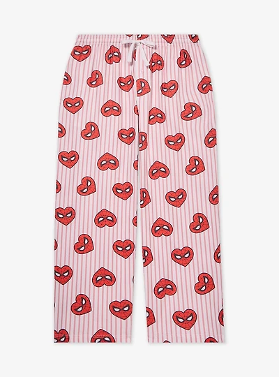 Marvel Spider-Man Hearts Allover Print Plus Sleep Pants - BoxLunch Exclusive
