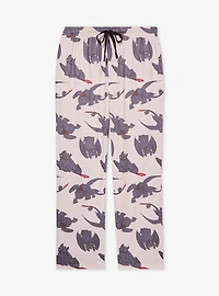 DreamWorks How to Train Your Dragon Toothless Allover Print Sleep Pants - BoxLunch Exclusive