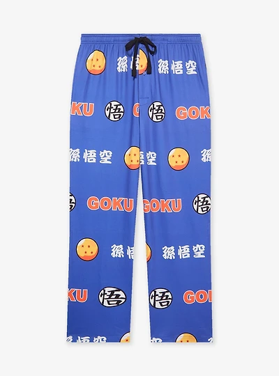 Dragon Ball Z Goku Icons Allover Print Sleep Pants - BoxLunch Exclusive