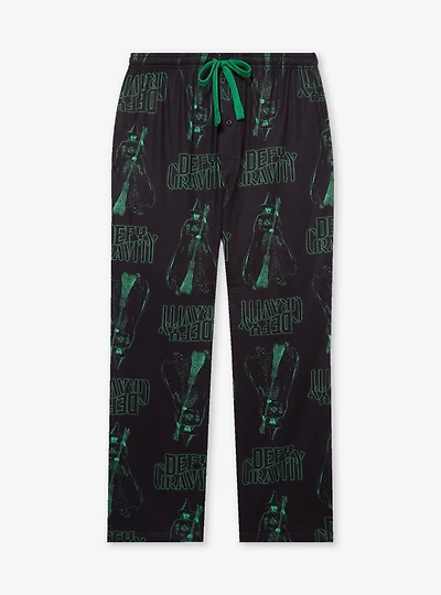 Wicked Elphaba Tonal Allover Print Plus Sleep Pants - BoxLunch Exclusive