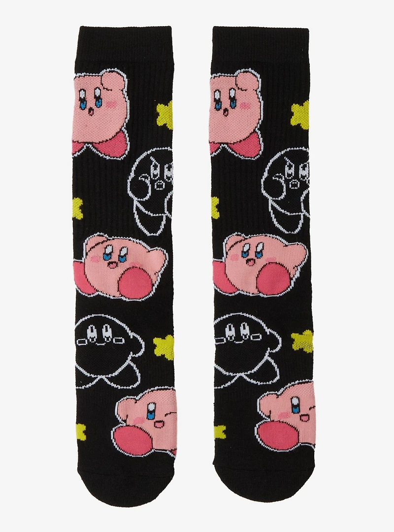 Nintendo Kirby Stars Allover Print Crew Socks